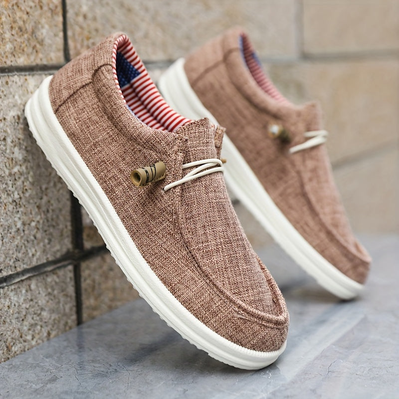 Heren Slip-On Schoenen | Canvas Ontwerp en Casual Zool