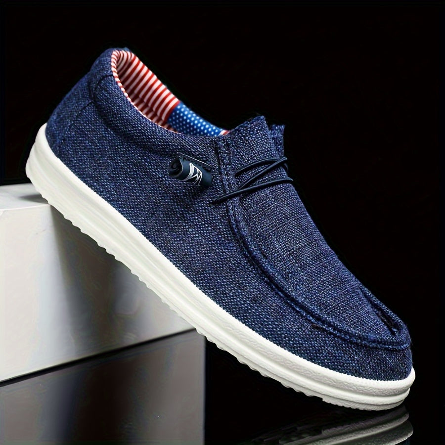 Heren Slip-On Schoenen | Canvas Ontwerp en Casual Zool