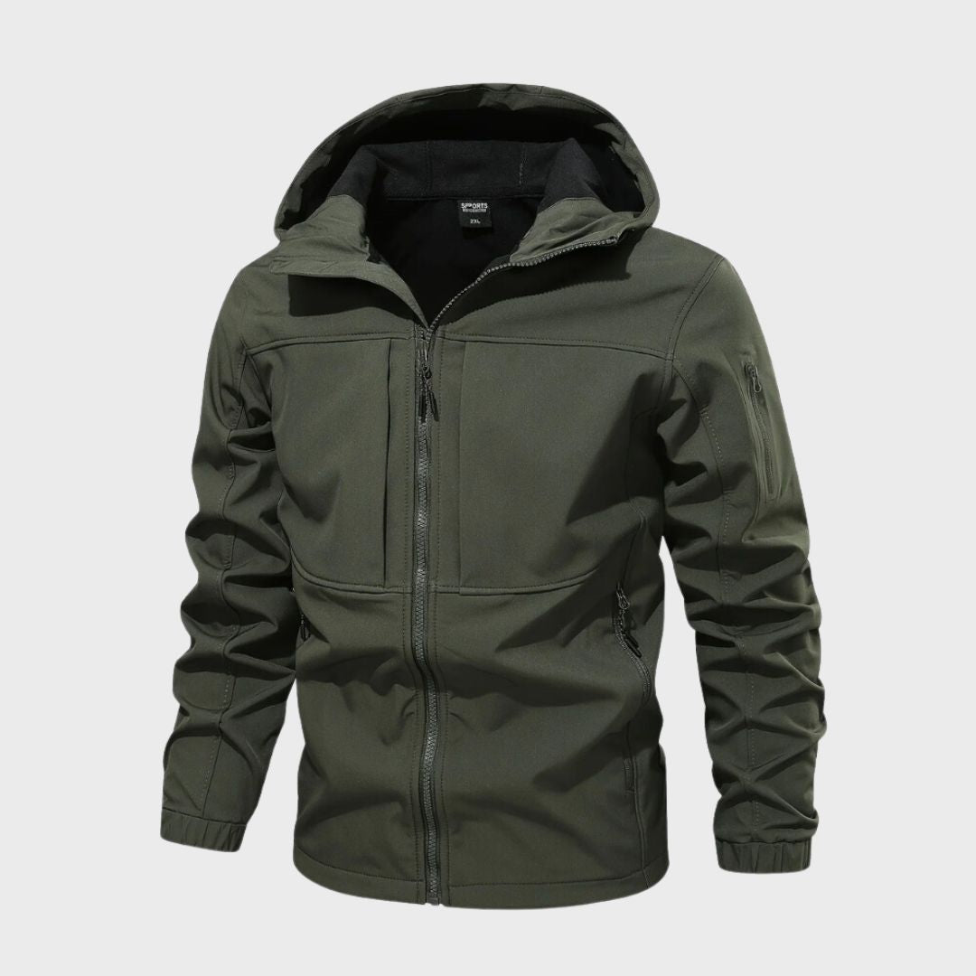 Heren Softshell Jas | Functioneel Design met Capuchon