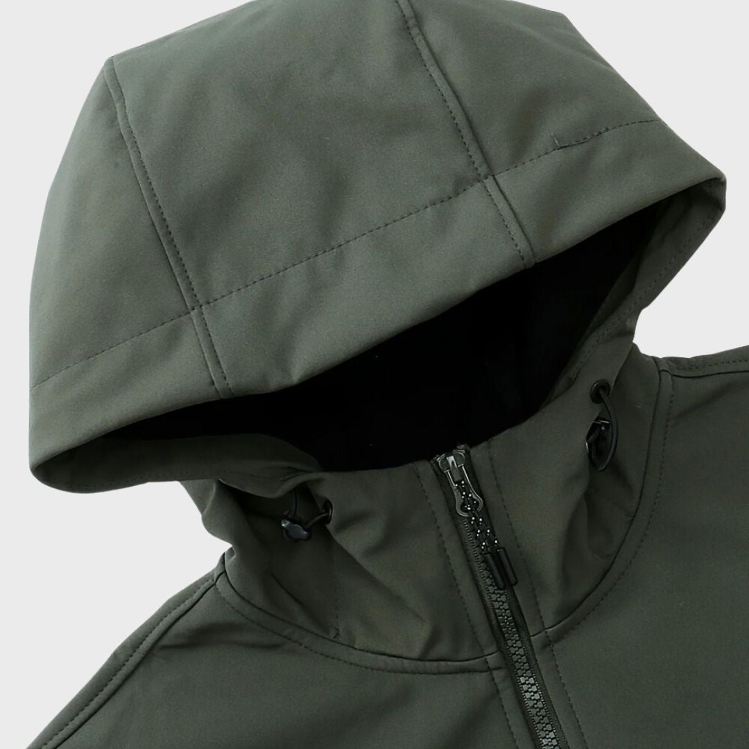 Heren Softshell Jas | Functioneel Design met Capuchon