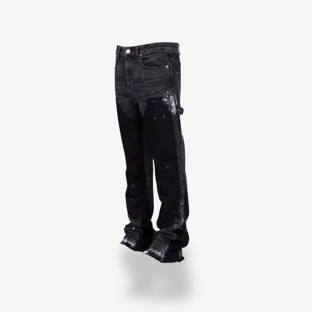 Heren Stacked Jeans | Slim Fit en Verlengde Binnenbeenlengte
