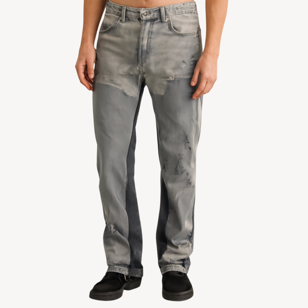 Heren Stacked Jeans | Slim Fit en Verlengde Binnenbeenlengte