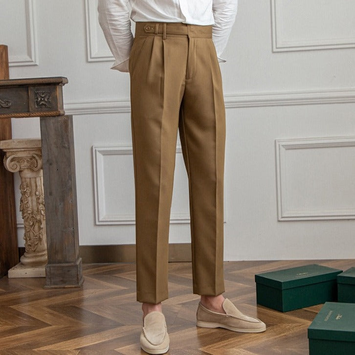 Heren Tailored Pantalon | Old Money Stijl