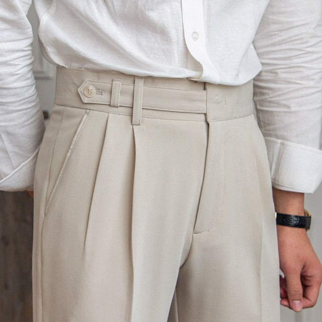 Heren Tailored Pantalon | Old Money Stijl