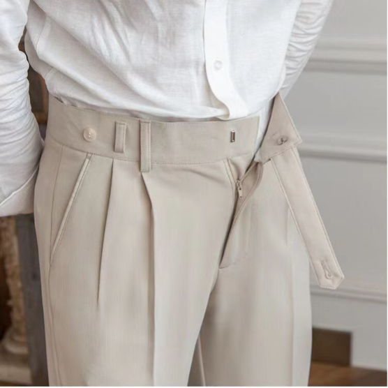 Heren Tailored Pantalon | Old Money Stijl