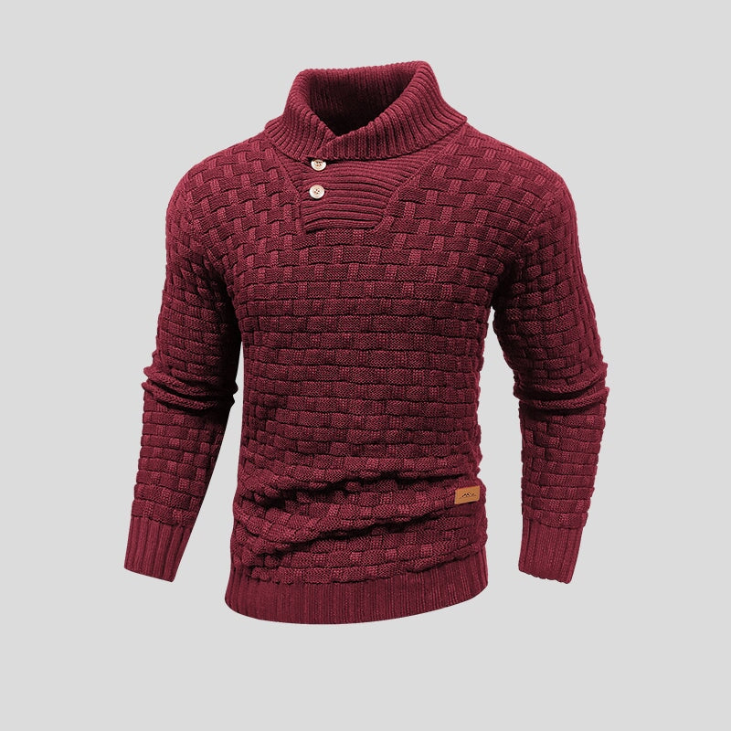 Heren Thermische Trui | Stijlvol Gebreid Design voor de Herfst