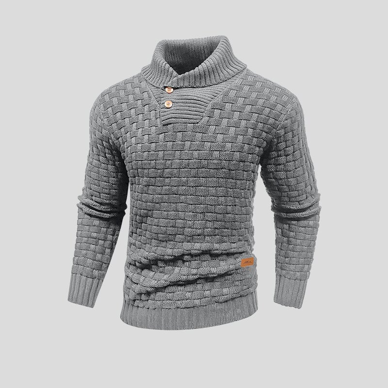 Heren Thermische Trui | Stijlvol Gebreid Design voor de Herfst