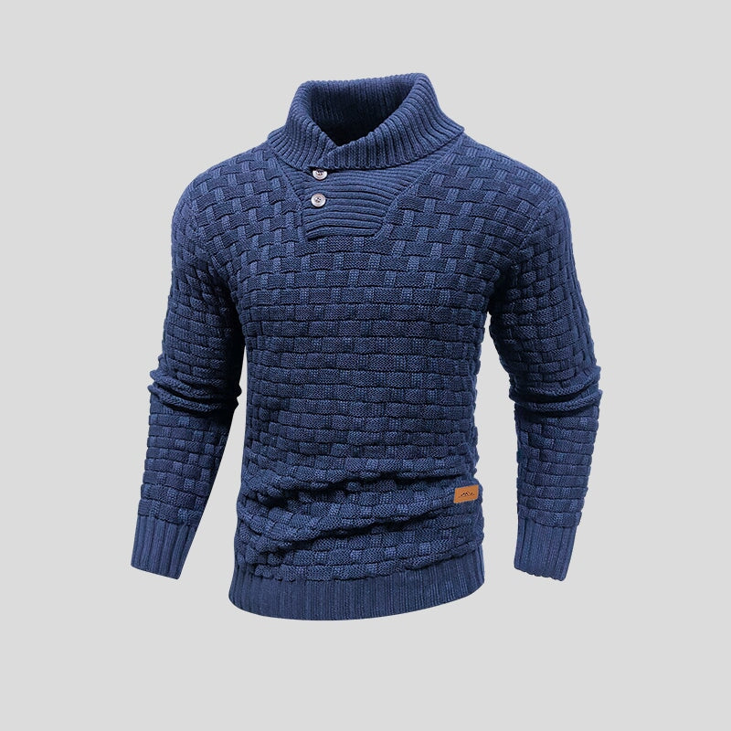 Heren Thermische Trui | Stijlvol Gebreid Design voor de Herfst