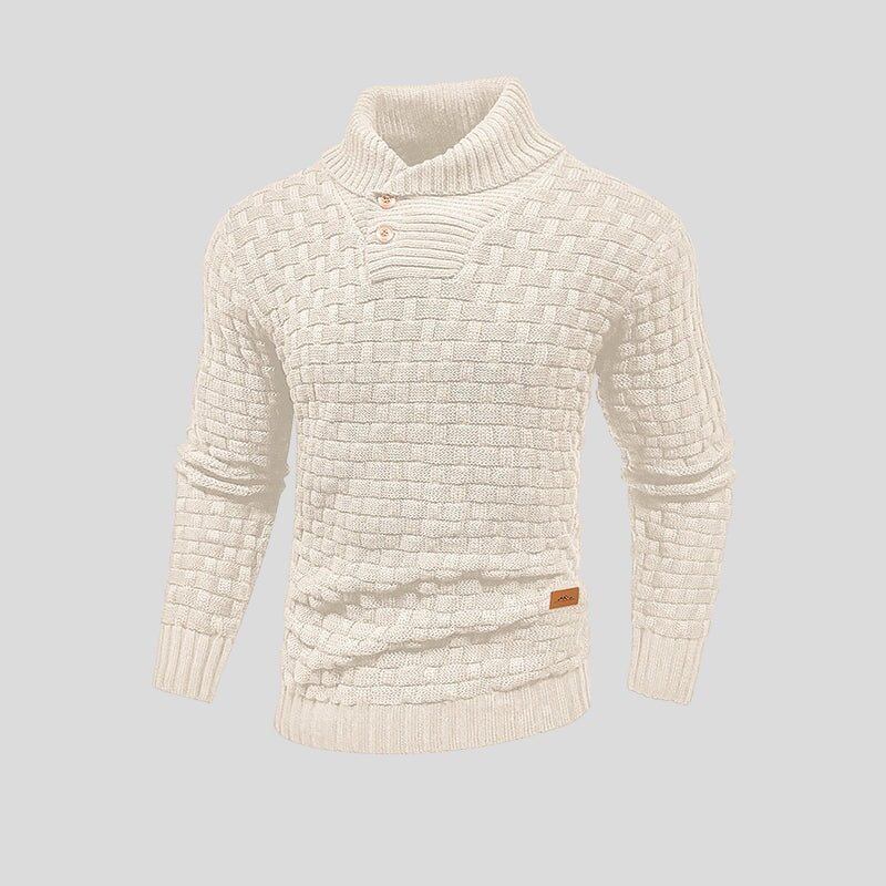 Heren Thermische Trui | Stijlvol Gebreid Design voor de Herfst