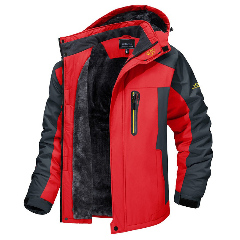 Heren Winterjas | Waterdichte Capuchon en Functionele Details