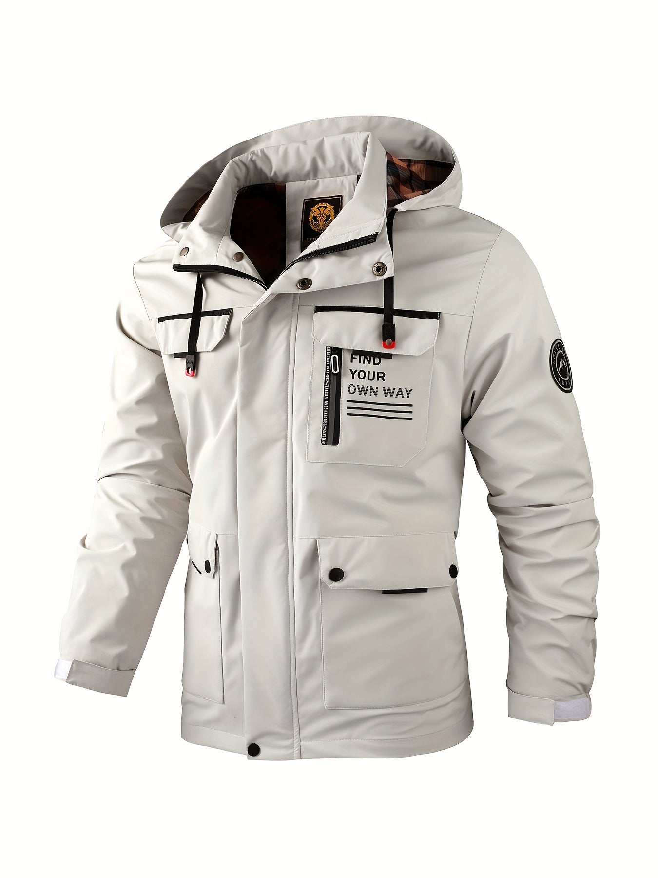 Heren Winterjas met Kap | Weerbestendige Bescherming
