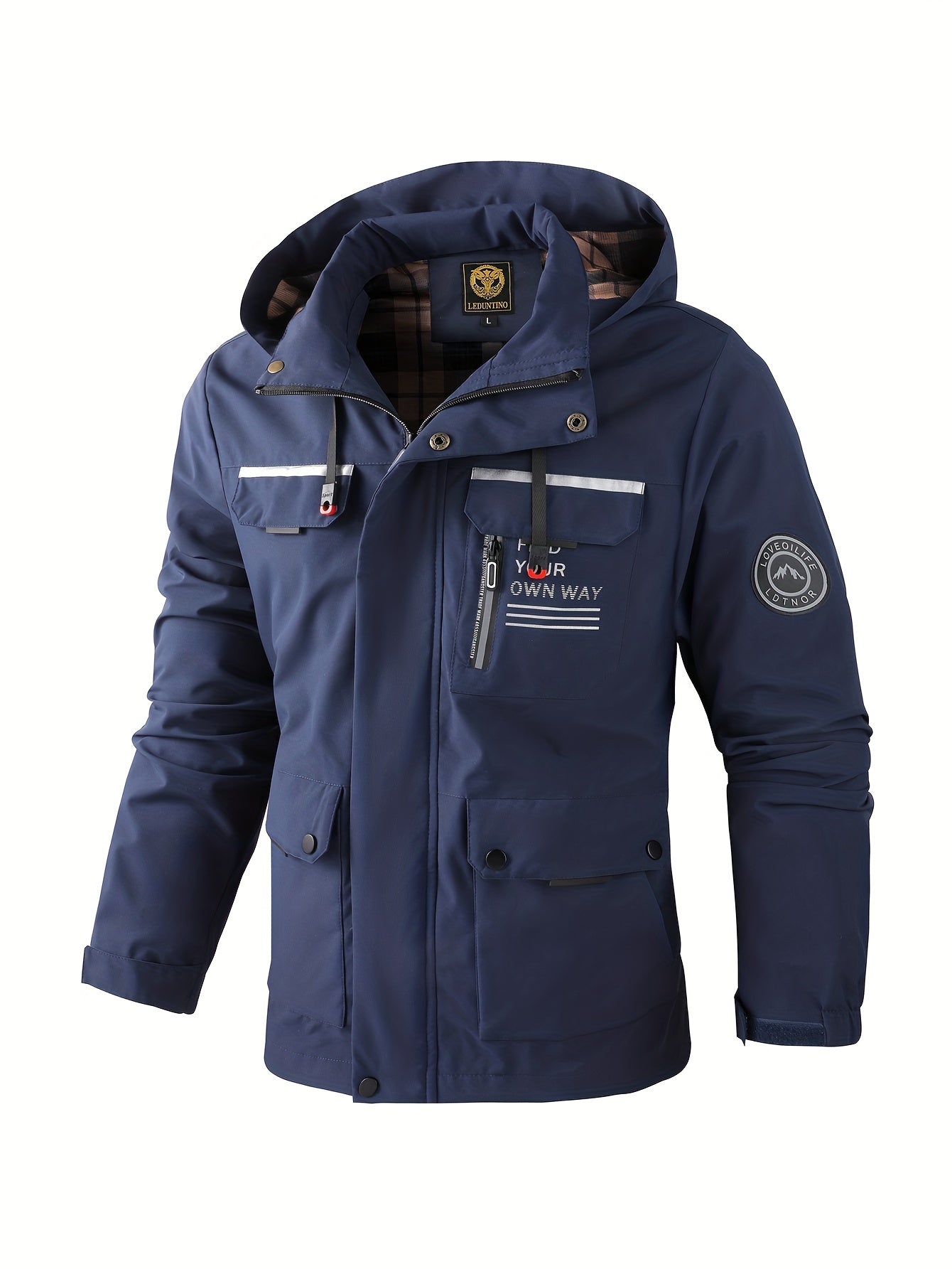 Heren Winterjas met Kap | Weerbestendige Bescherming