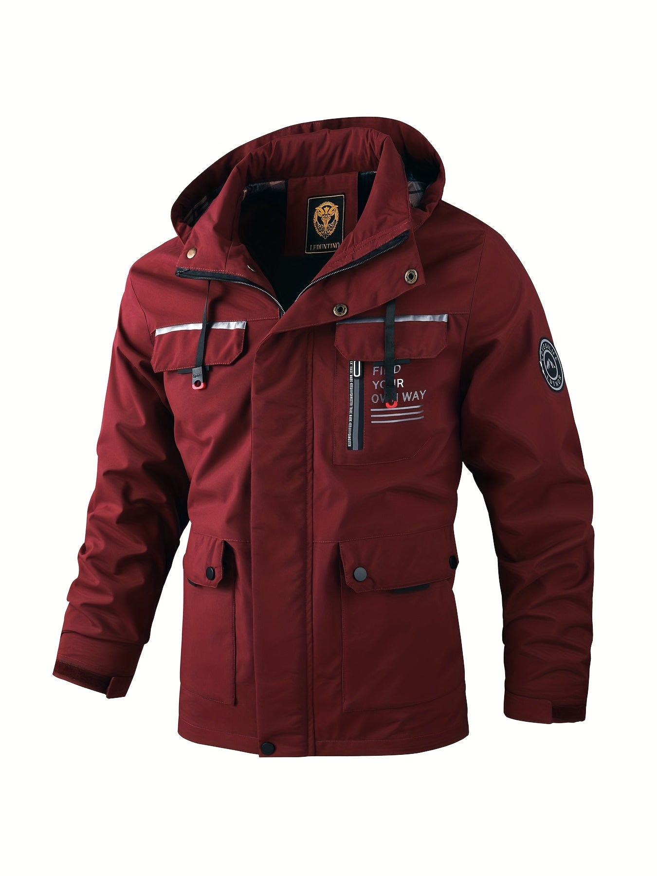Heren Winterjas met Kap | Weerbestendige Bescherming
