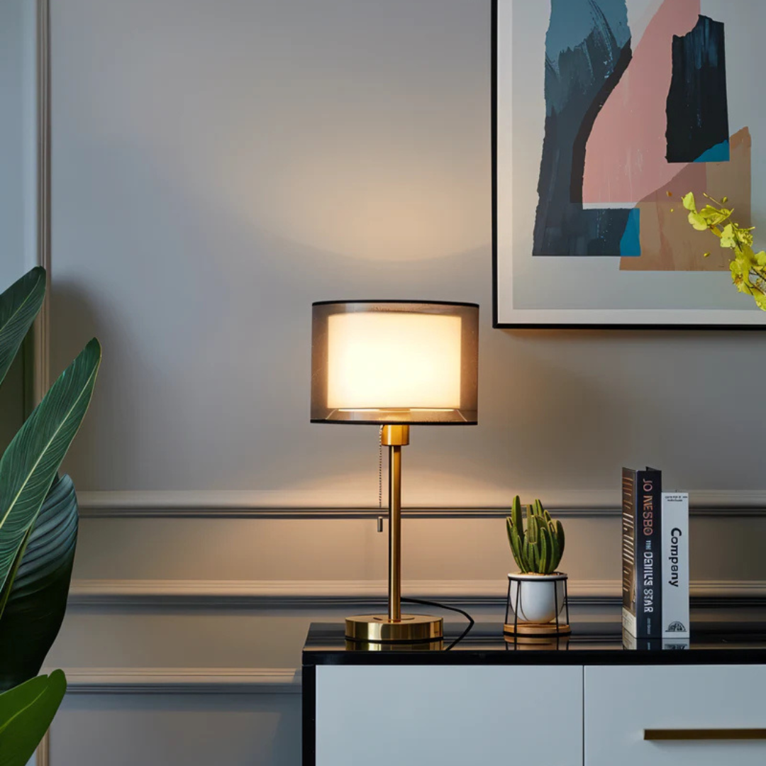 Moderne Tafellamp | LED Verlichting en Trekschakelaar