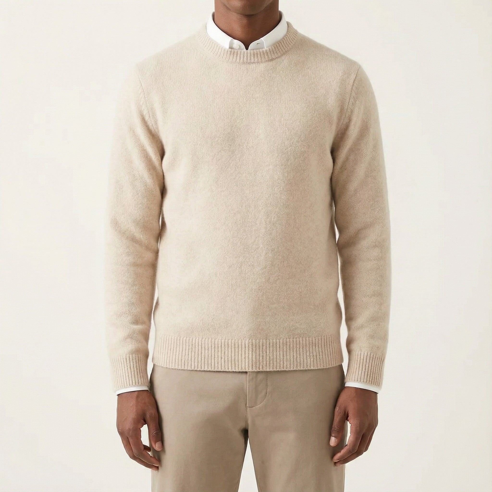 Arlo | Luxe Kasjmier Trui - Ronde Hals