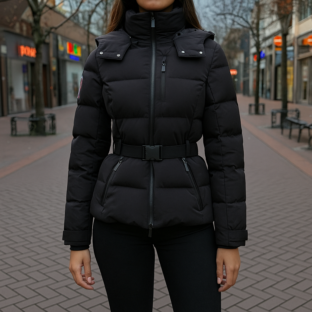 Stijvolle Dames Winterjas | Met Riem, Waterdicht Met Capuchon