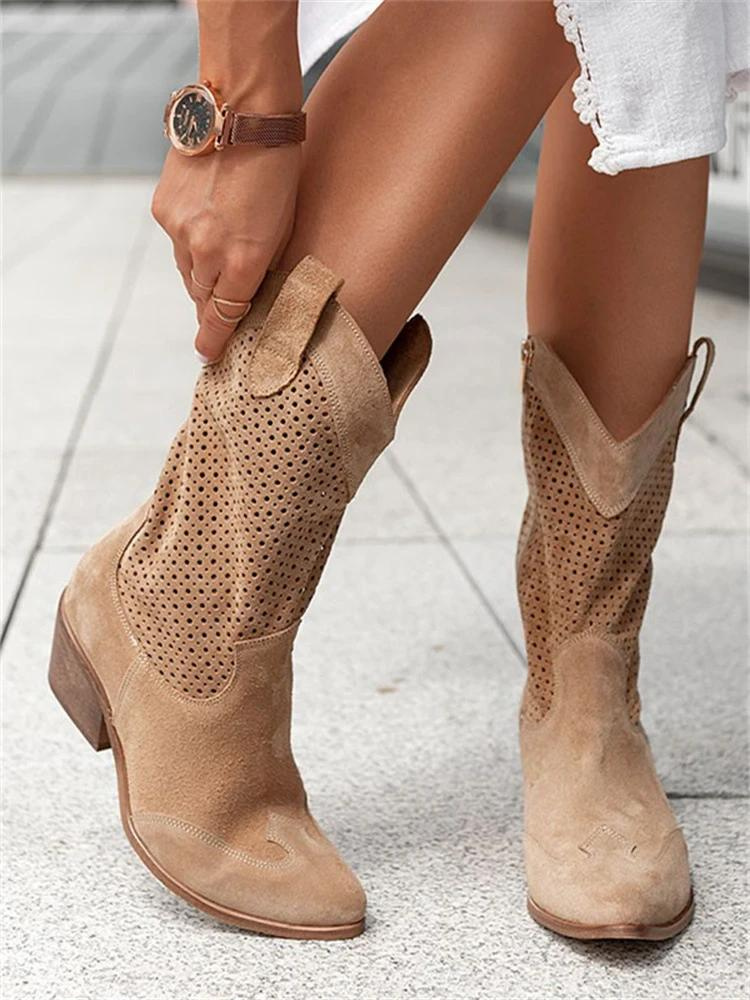 Warme Winterlaarzen Voor Dames | Cowboy