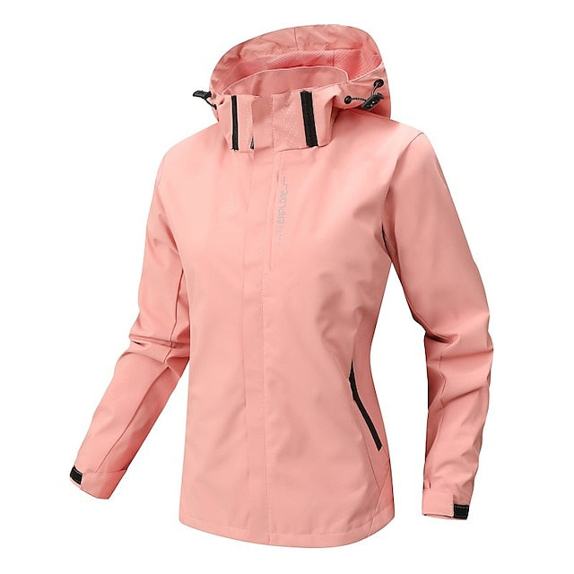 Waterdichte Regenjas voor Dames | Met Capuchon en Ritssluiting