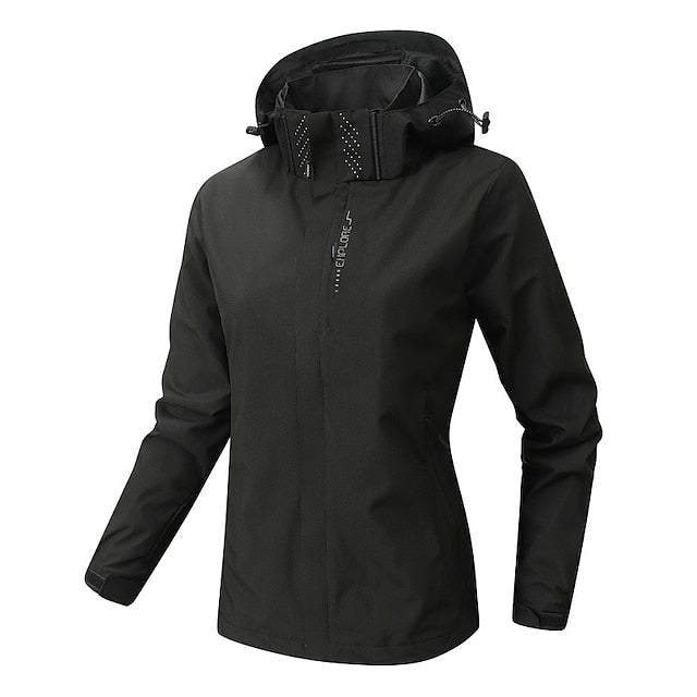 Waterdichte Regenjas voor Dames | Met Capuchon en Ritssluiting