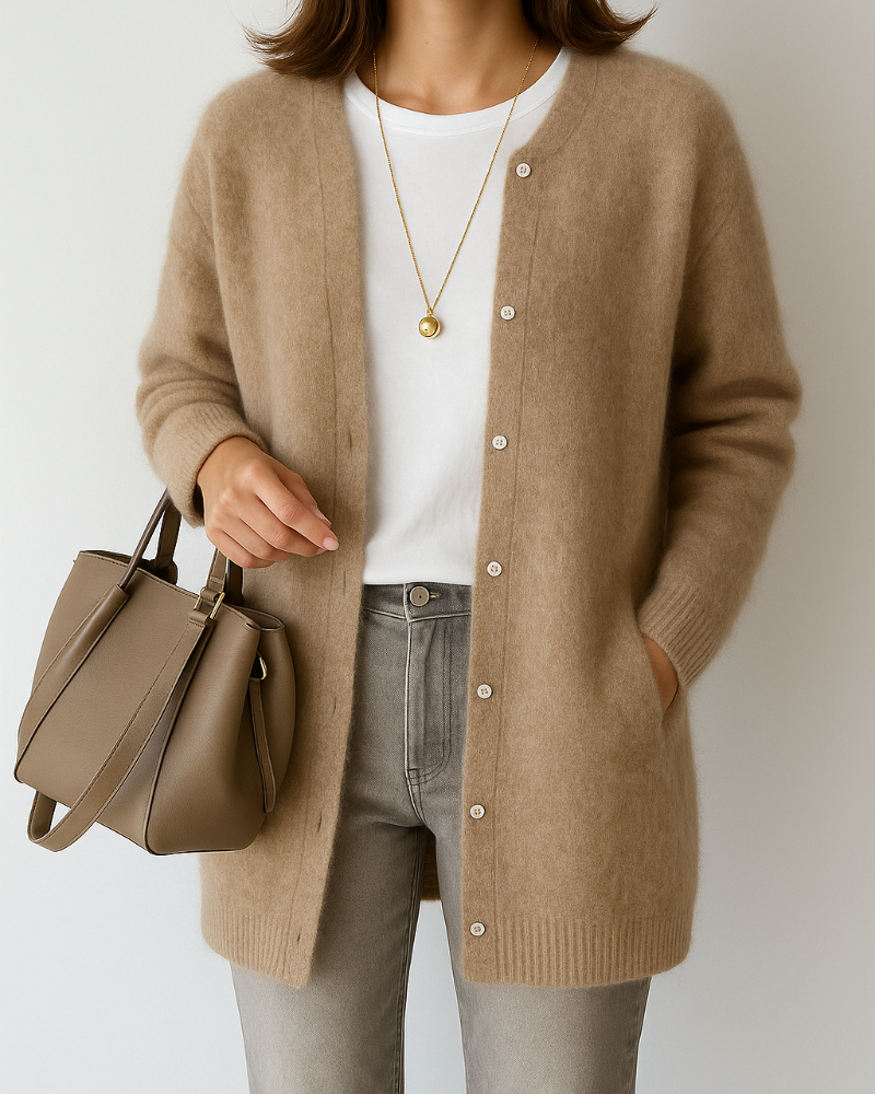 Dames Cardigan Met Knopafsluiting | Lichtgewicht