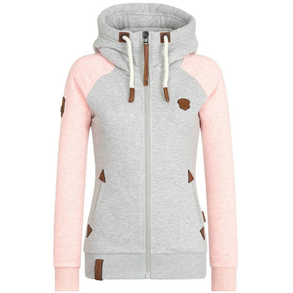 Dames Hoodie | Slim Fit en Handige Rits