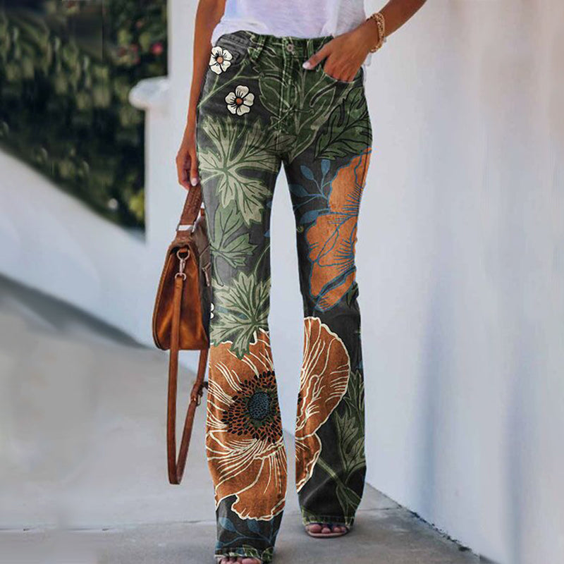 Dames Jeans | Hoge Taille met 4 Knoopsluitingen