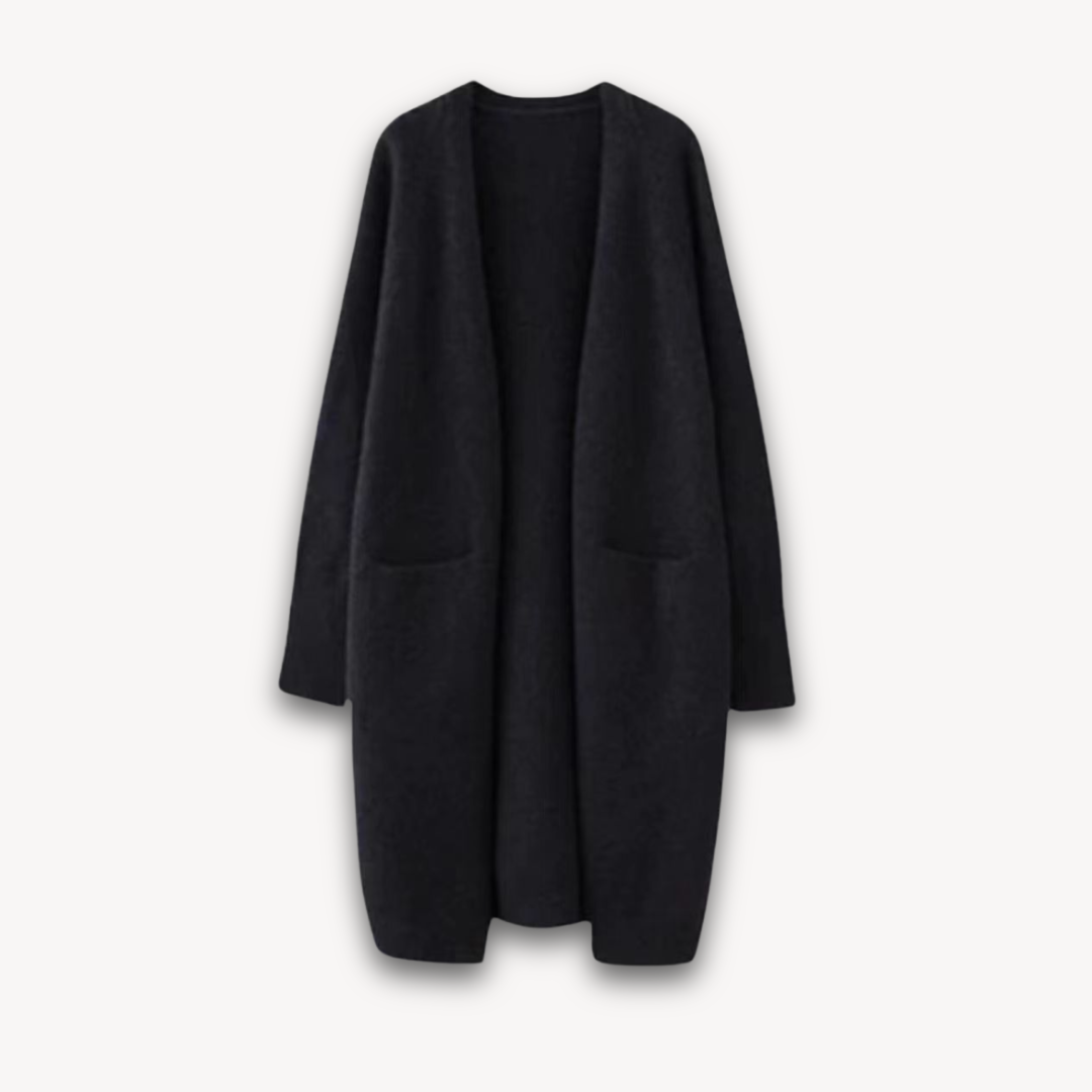 Dames Lange Cardigan | Open Voorkant
