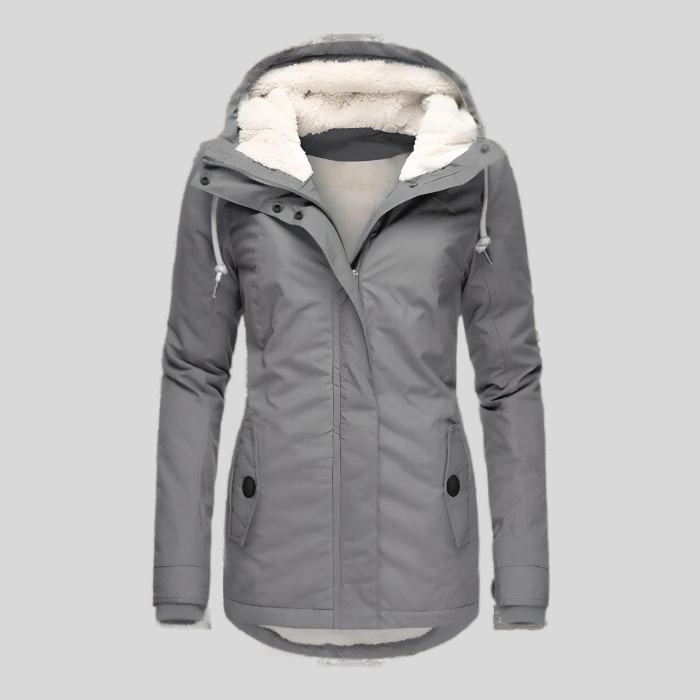 Dames Lange Waterdichte Winterjas | Capuchon