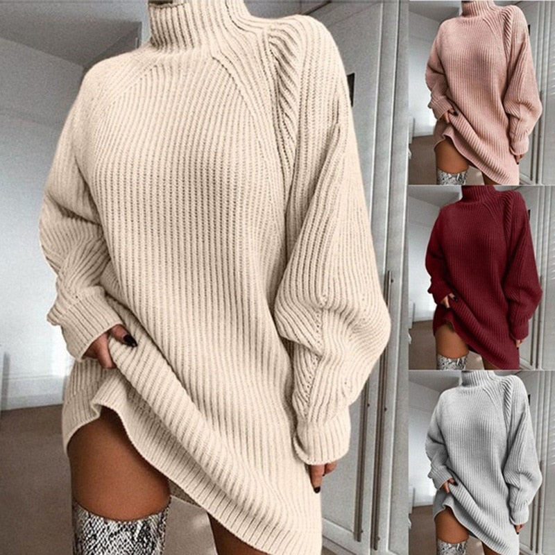 Dames Lange Wintertrui | Oversized
