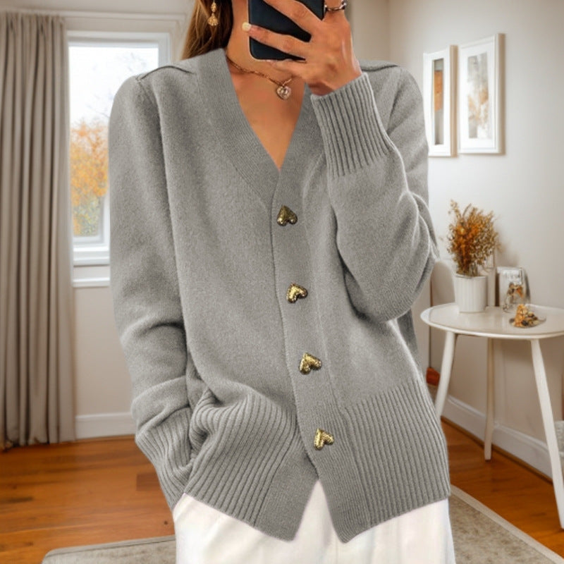 Dames Lichtgewichte Vest | Met Knoopsluiting | Hartjes