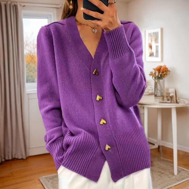 Dames Lichtgewichte Vest | Met Knoopsluiting | Hartjes
