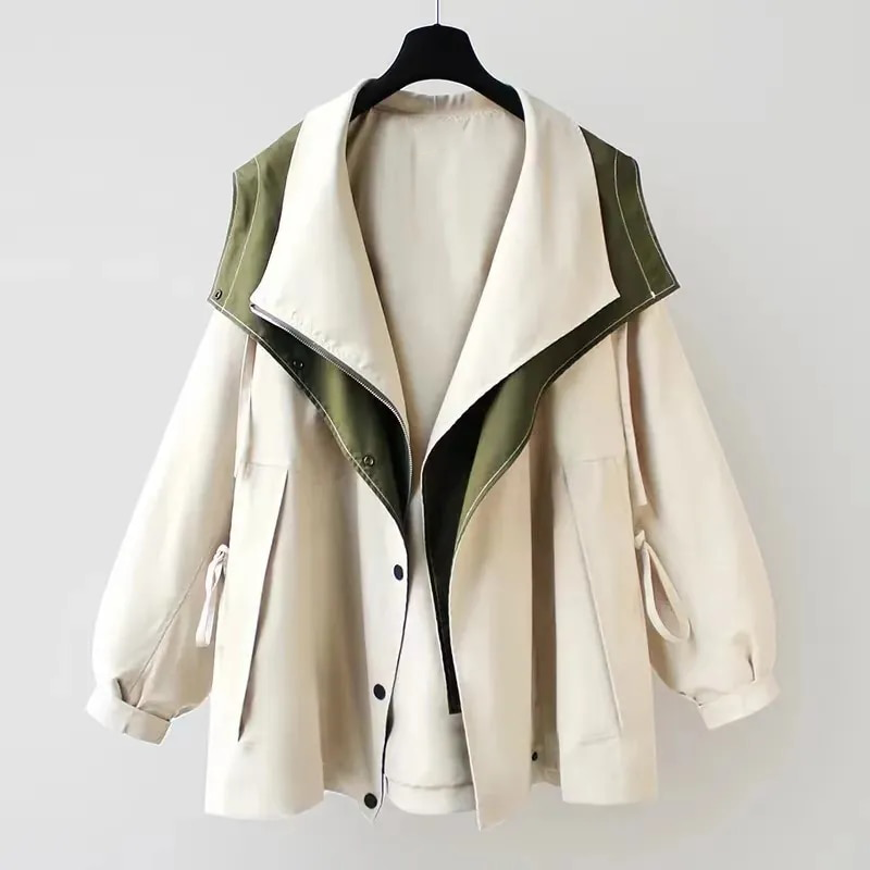Dames Multicolor Regenjas | Capuchon
