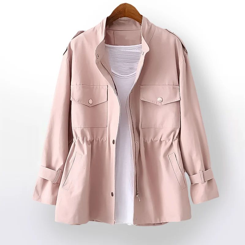 Dames Stijlvolle Trenchcoat | Ritsluiting