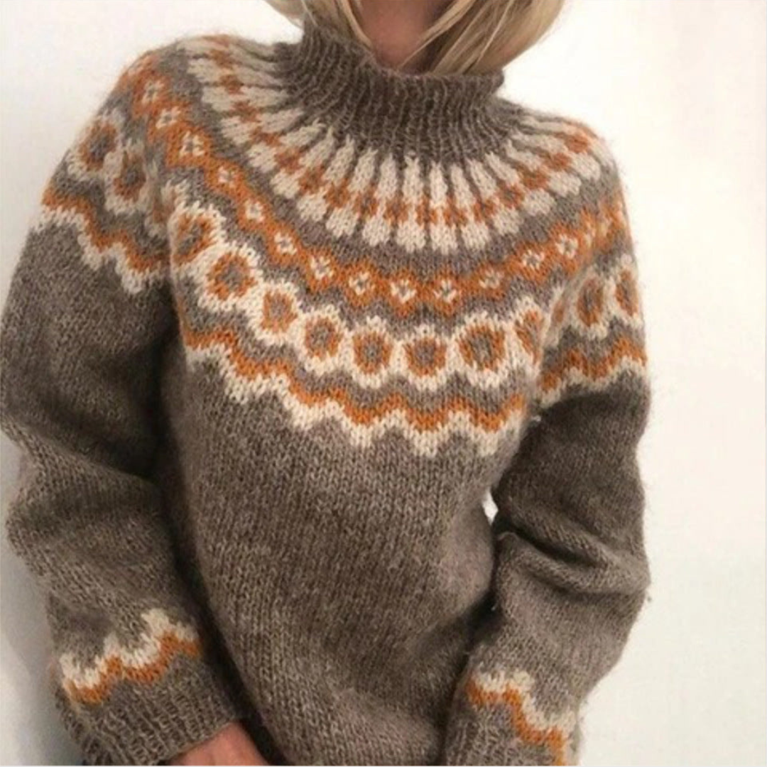 Dames Trui Met Hoge Kraag | Winter