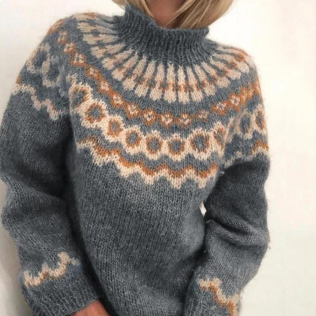 Dames Trui Met Hoge Kraag | Winter