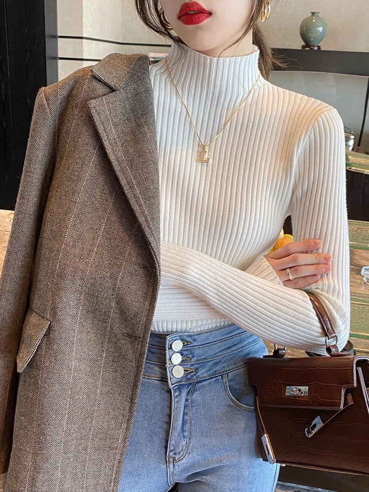 Dames Turtleneck Trui | Casual Stijl en Volledige Mouwen