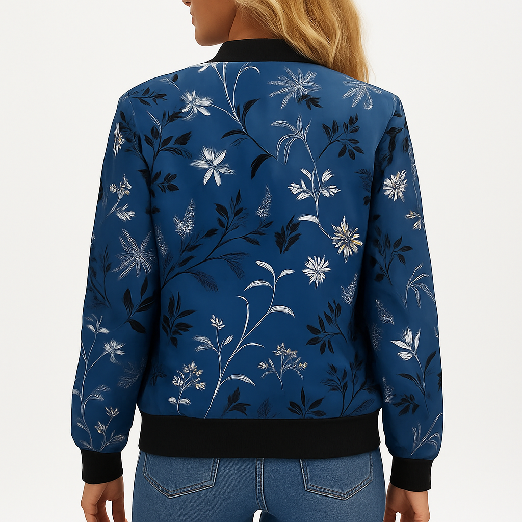 Dames Tussenseizoen Bomberjack | Met Bloemenprint