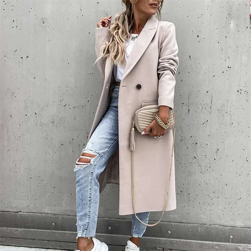 Dames Tussenseizoen Trenchcoat | Met Knoopsluiting