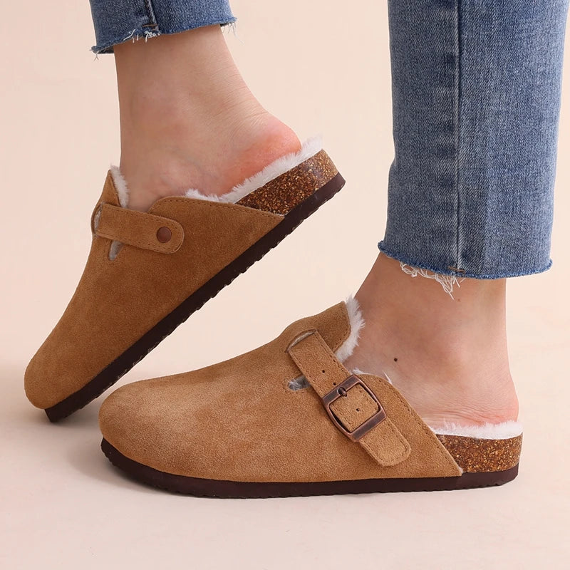 Dames Warme Winterpantoffels | Antislip
