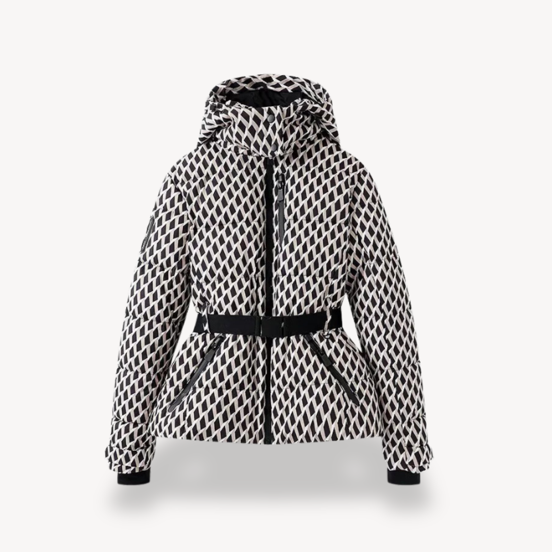 Dames Winter Puffer Jas | Met Riem en Capuchon