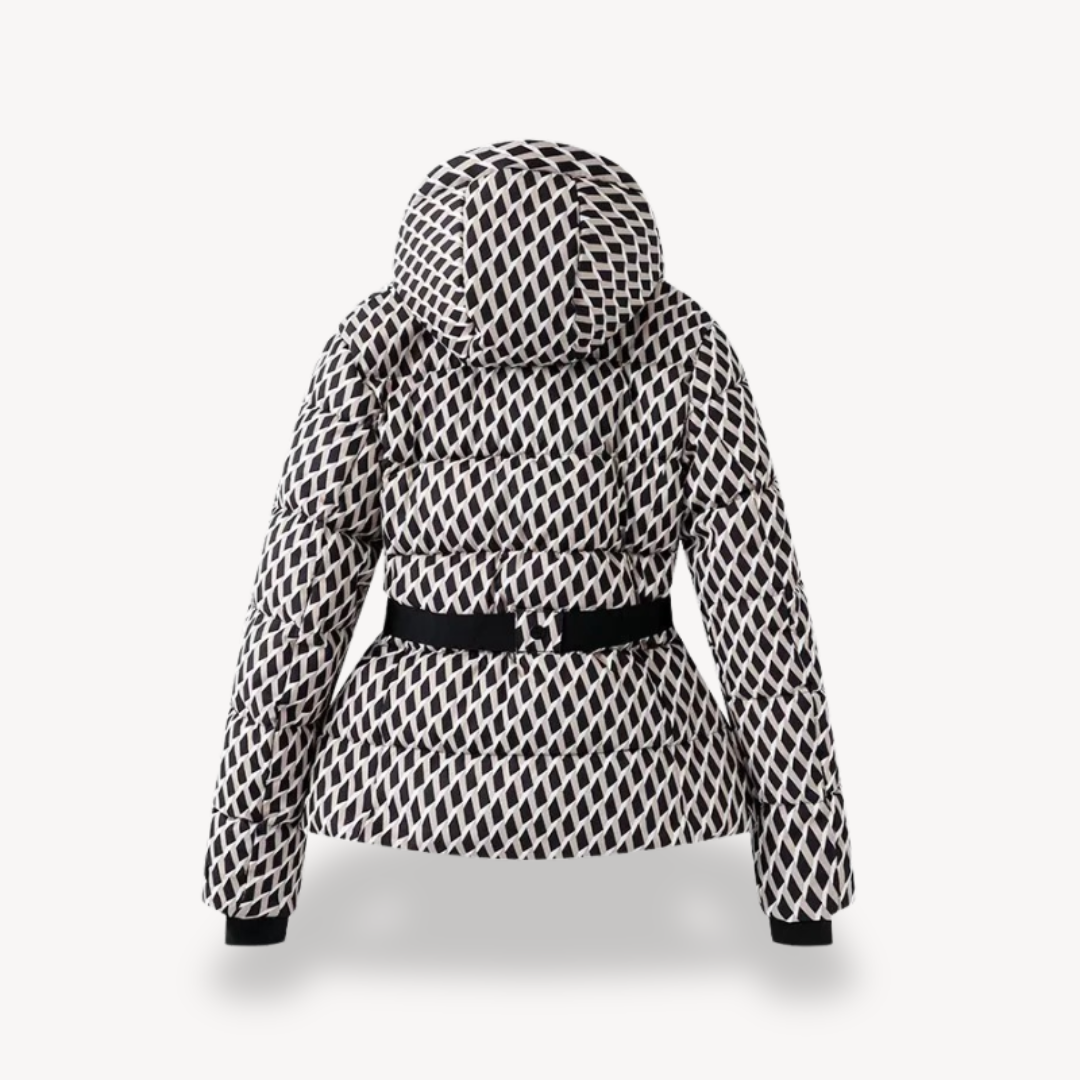 Dames Winter Puffer Jas | Met Riem en Capuchon