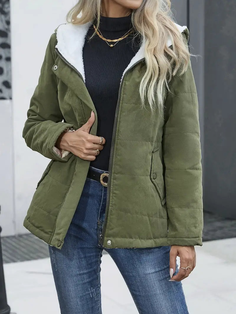 Dames Winterjas | Bontvoering en Stijlvol Design