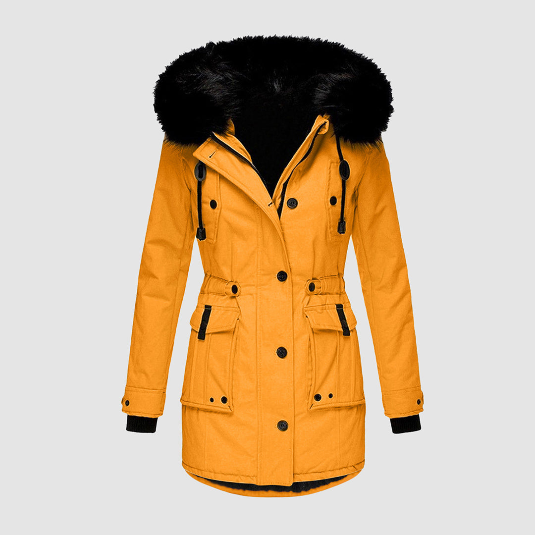 Dames Winterjas met Bontkraag | Met Capuchon