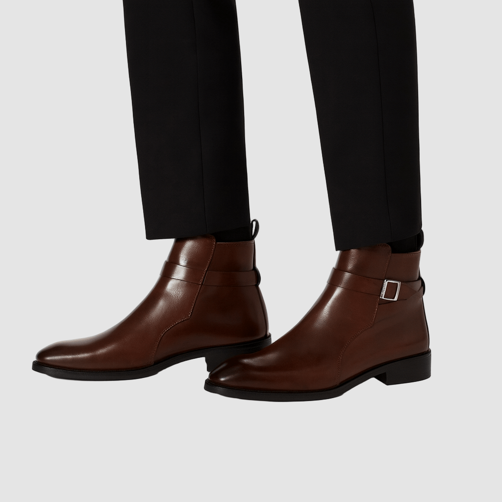 Harrison | Luxe Chelsea Boots, Gesp