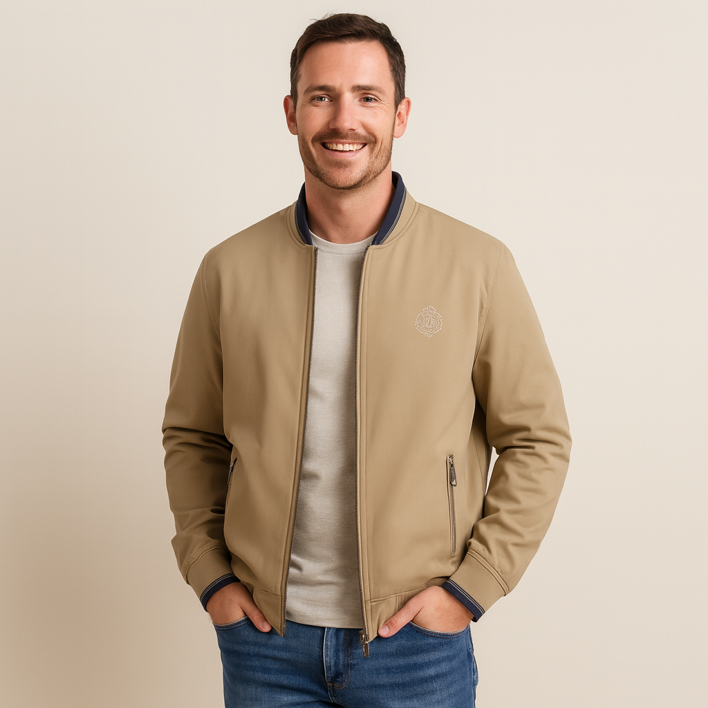 Heren Bomberjack | Reversibel en Slim Fit Pasvorm