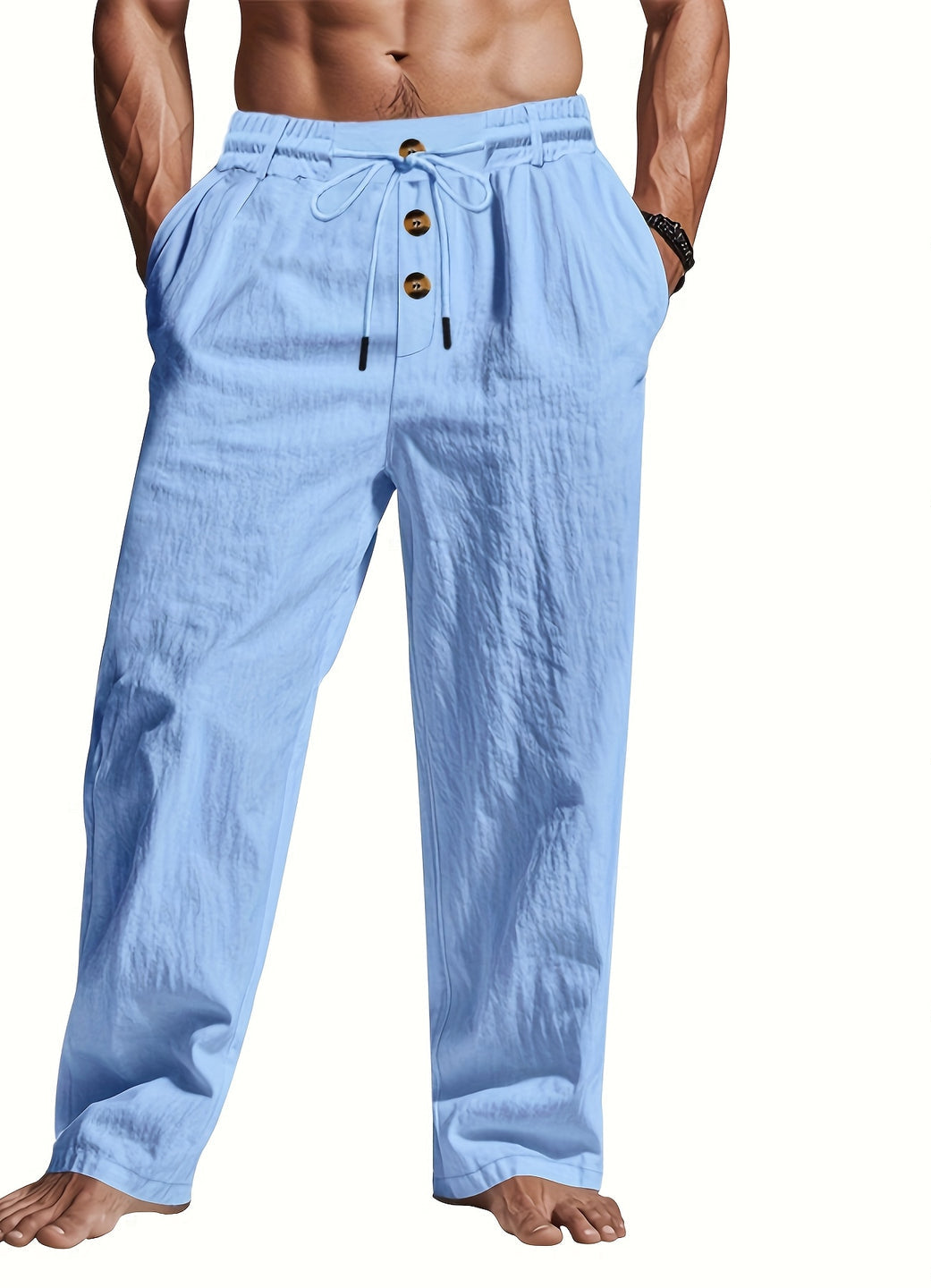 Heren Broek | Trekkoord en Multi-Knoop Design