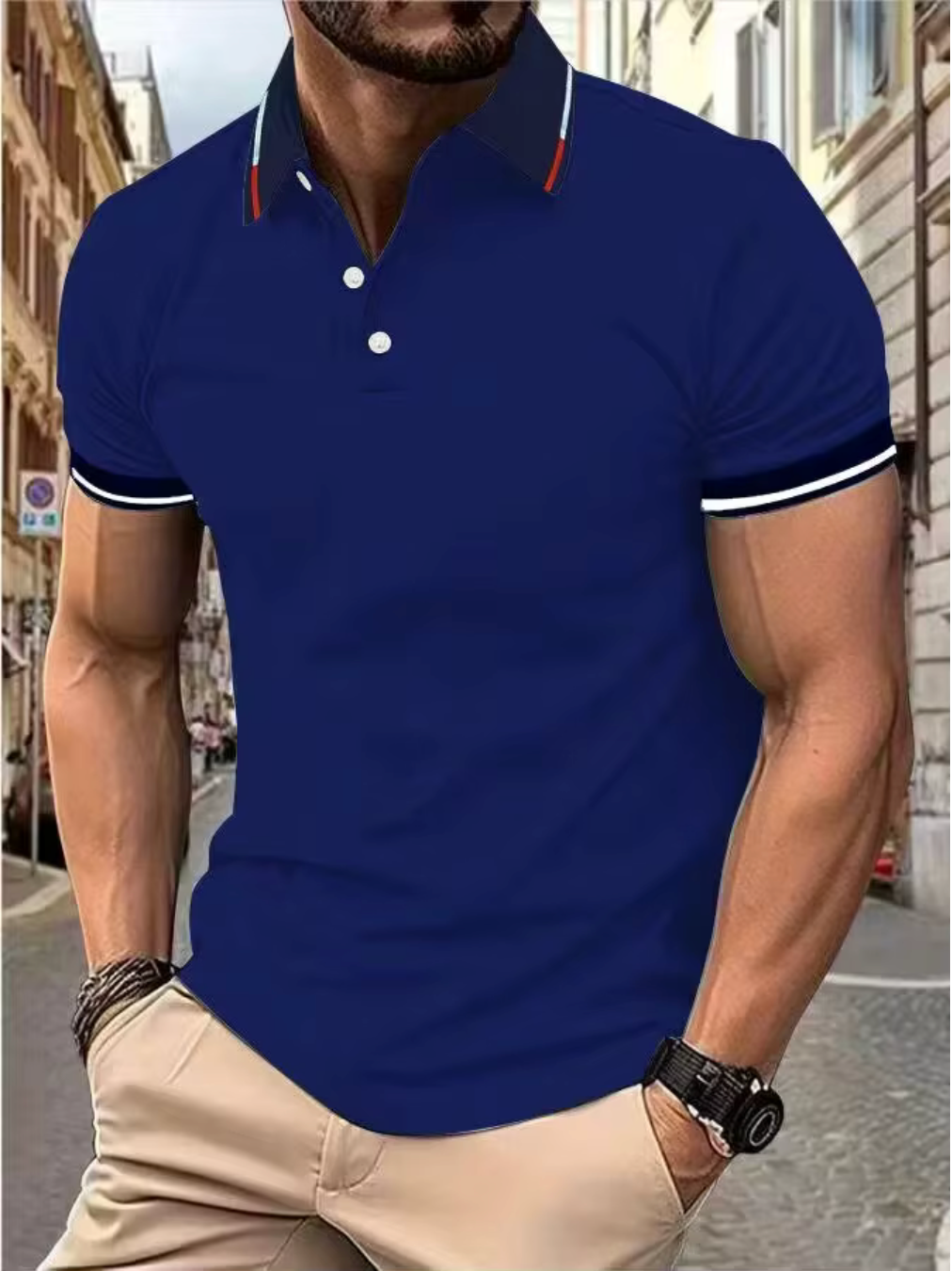 Heren Casual Polo Shirt | Zorgeloze Stijl