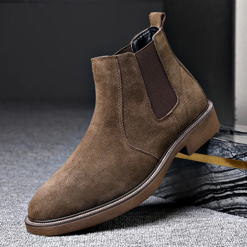 Heren Chelsea Boots met Pluche Voering | Winter
