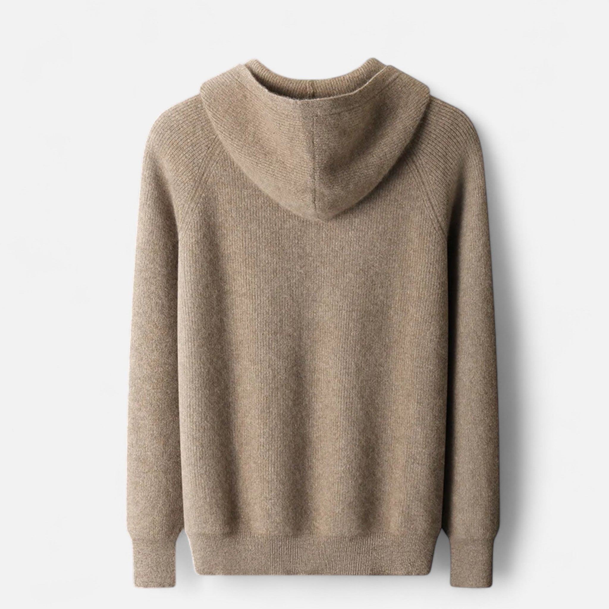 Heren Gebreide Jas met Capuchon | Old Money