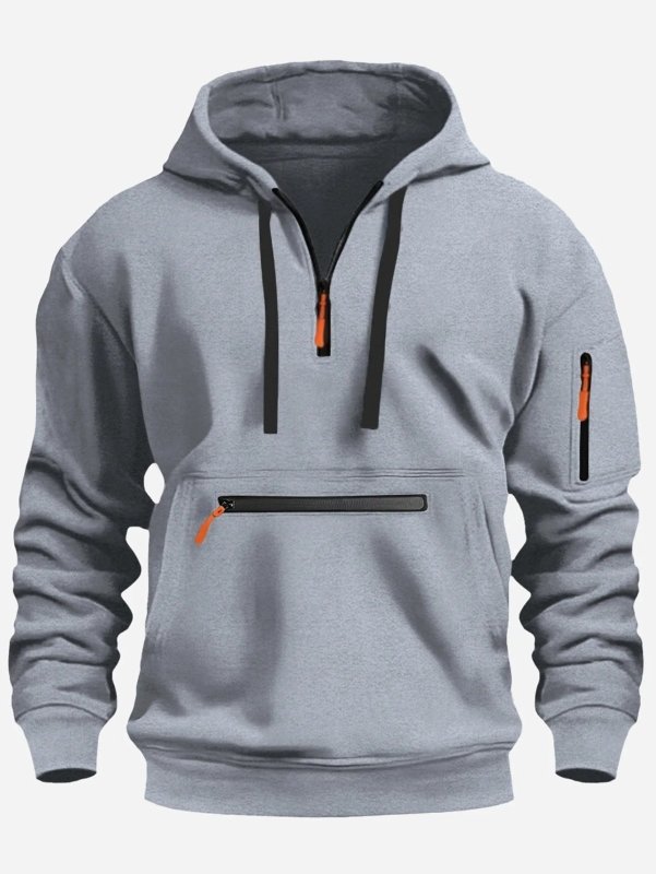 Heren Hoodie | Verstelbare Capuchon en Functionele Pockets
